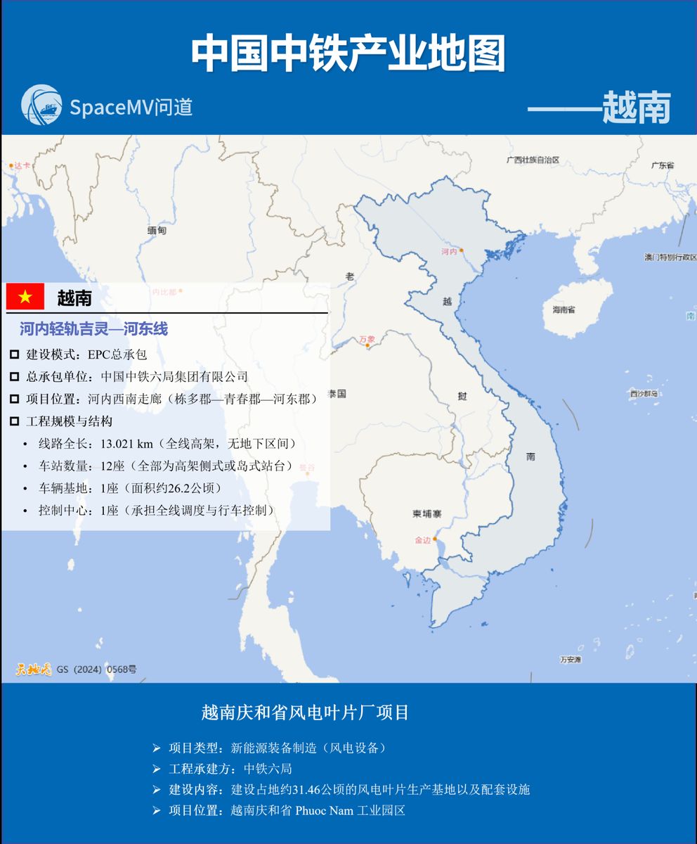 中国中铁产业地图-越南